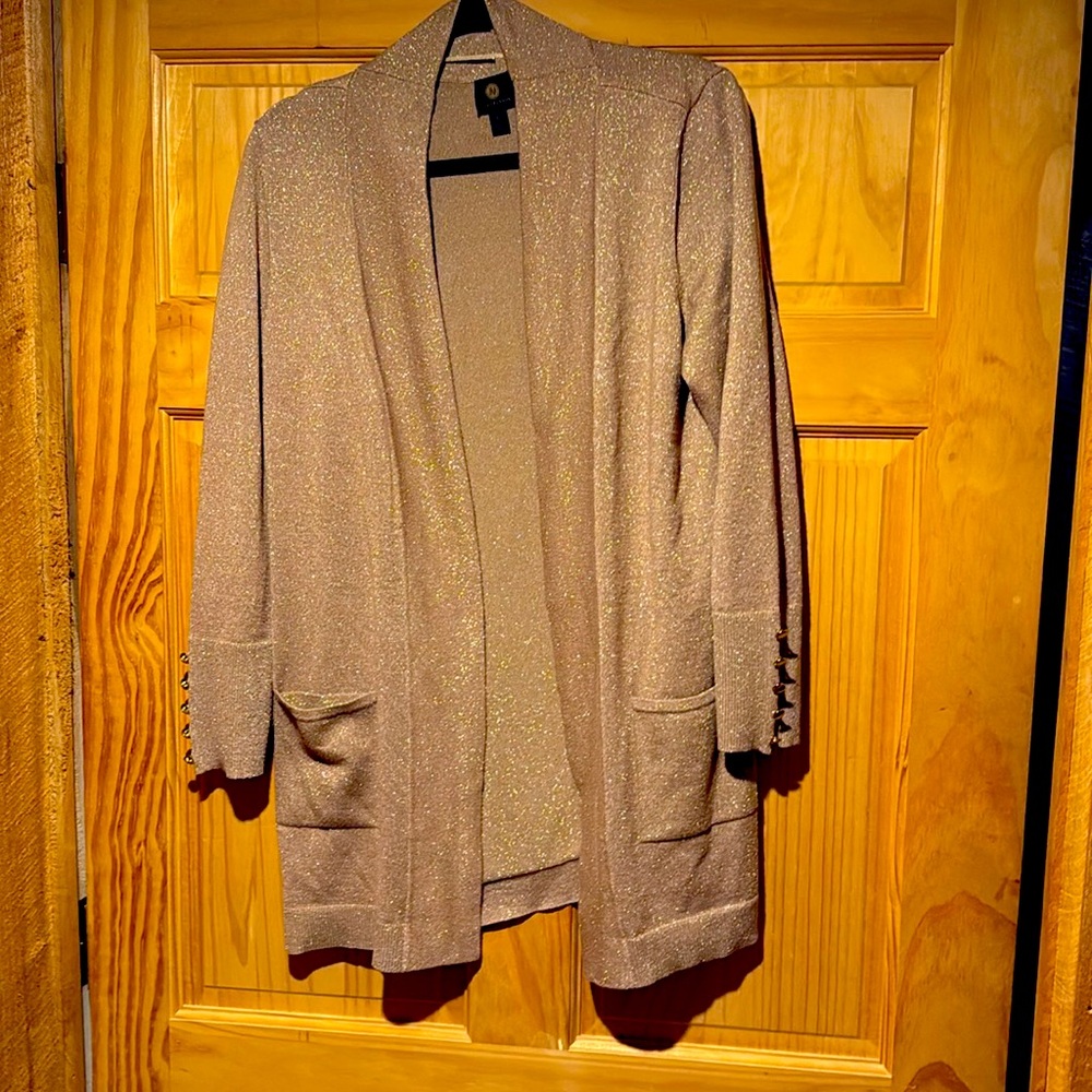 Dressy open front cardigan
